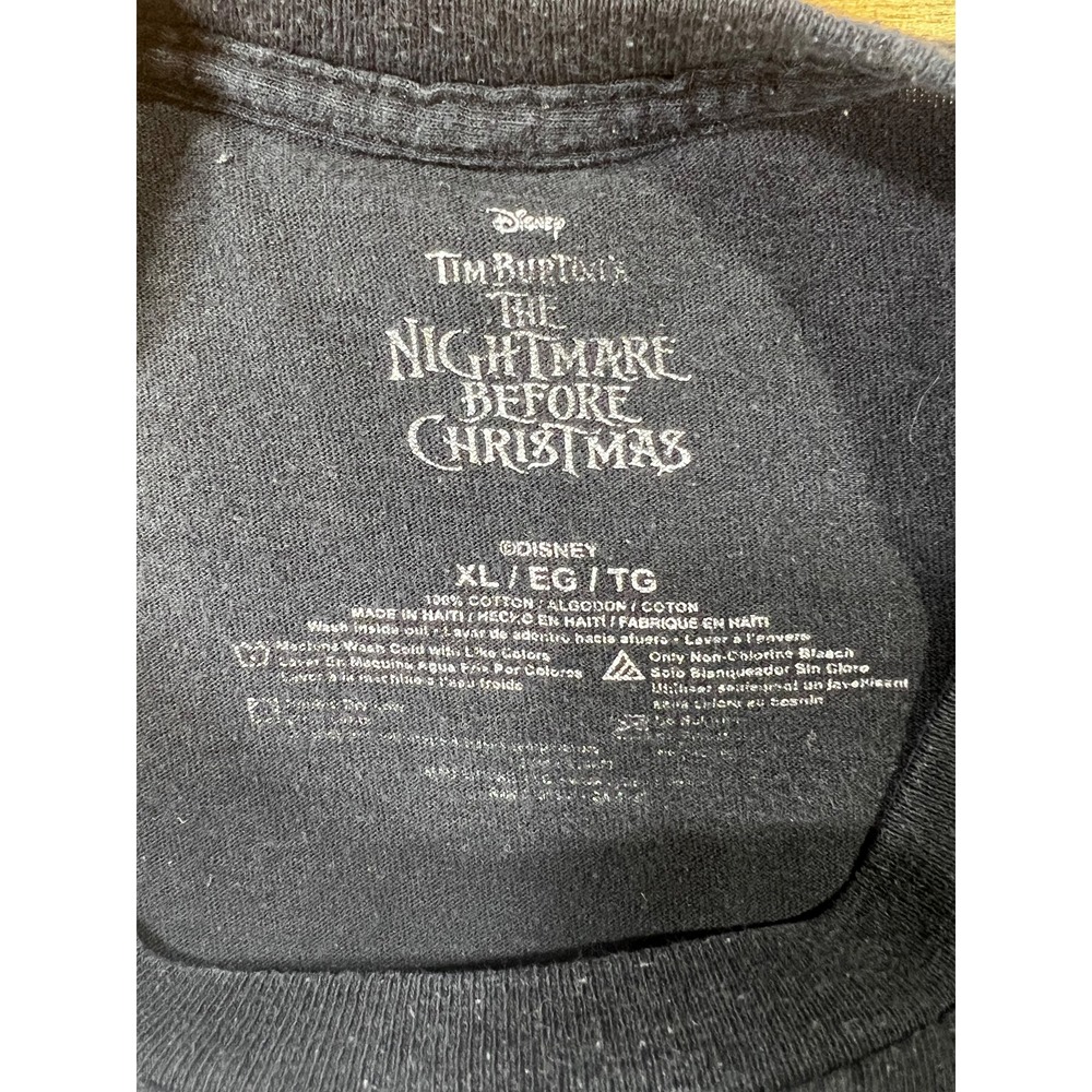 Tim Burtons The Nightmare Before Christmas‎ Jack Skellington Graphic T Shirt XL - Picture 4 of 7